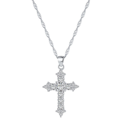 (SILVER) THE PROMISE Cross Necklace