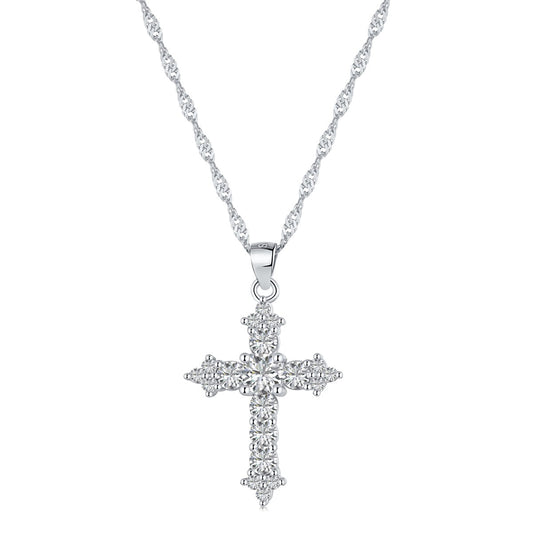 (SILVER) THE PROMISE Cross Necklace