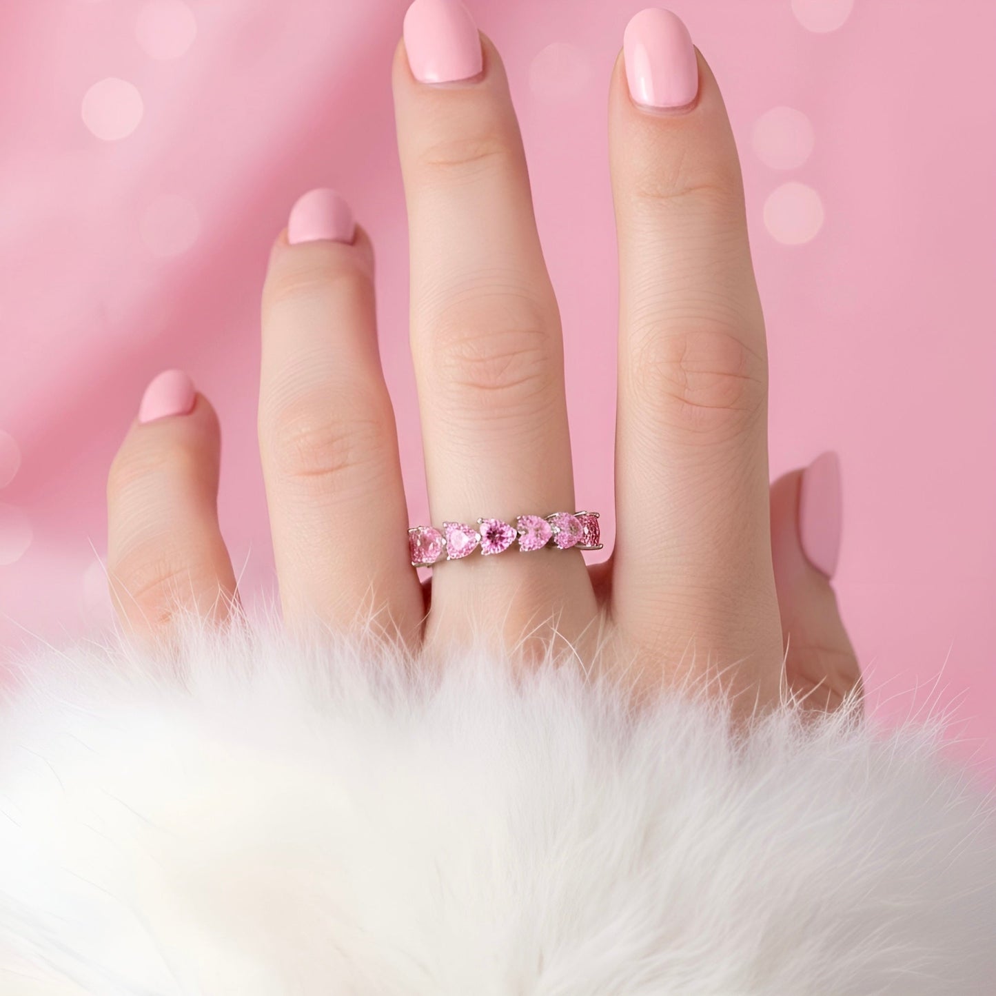 Ring Band Eternal Bloom
