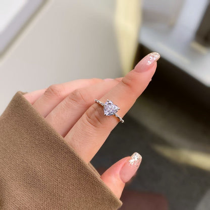 Ring Heart Full of Sparkle