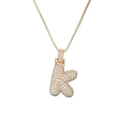 BUBBLE INITIALS Necklace