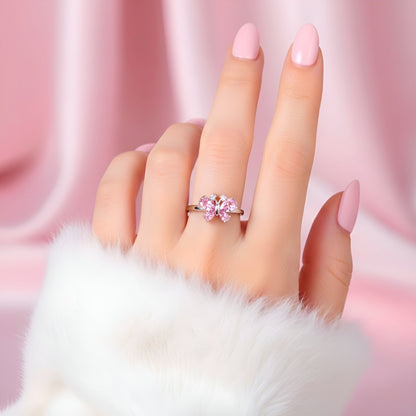 Ring Rosé Butterfly Kiss