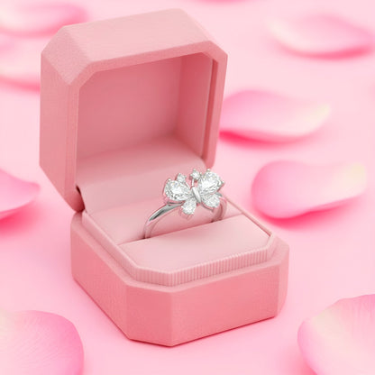 Ring Frozen Butterfly Kiss
