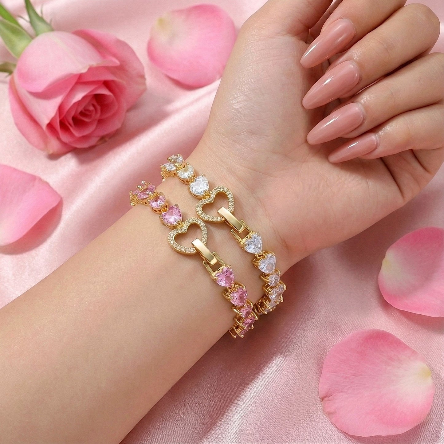 SO IN LOVE Hearts Bracelet